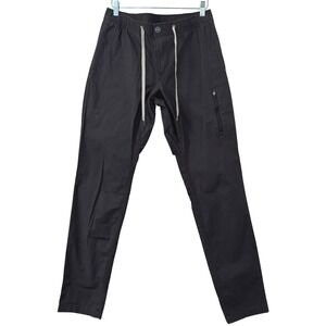 Vuori Mens Ripstop Pants‎ S Gray Jogger Cargo Pullon Drawstring Hiking Gorpcore